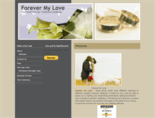 Tablet Screenshot of forevermylove.info